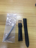 istrap真皮表带男女士牛皮表链适用天梭力洛克1853浪琴天王dw精工西铁城卡西欧海鸥飞亚达阿玛尼手表带 黑色同色线丨玫金针扣 14mm 实拍图