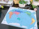 奕思瑞磁力世界地图拼图磁吸儿童益智玩具2025新版3D立体拼图初中生地理 实拍图