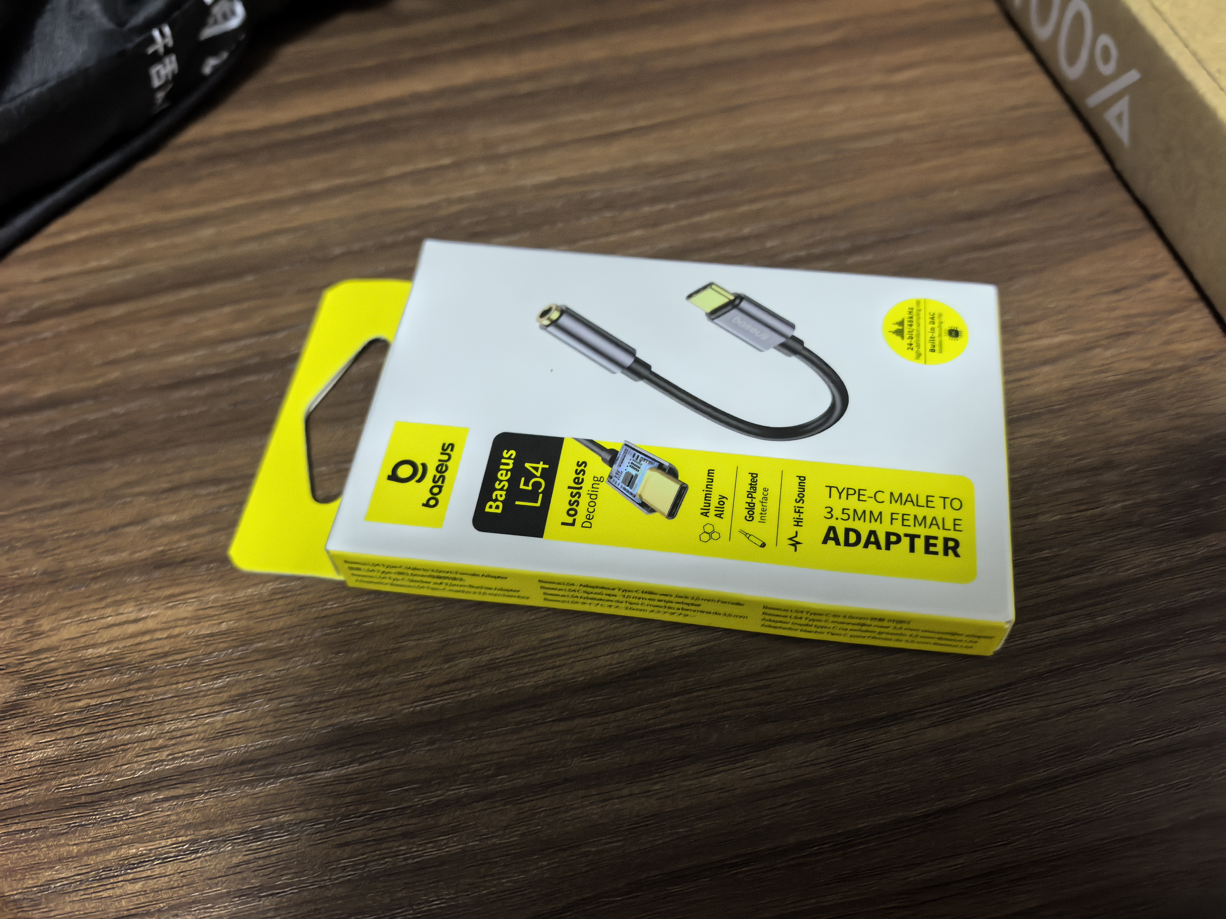 倍思Type-C耳机转接头 3.5mm耳机音频线 USB-C耳机转换器适用苹果15/小米12/11/华为Mate60Pro/P50手机 实拍图