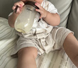 世喜奶瓶6-9个月以上大宝宝ppsu婴儿仿母乳奶嘴带重力球手柄300ml 实拍图