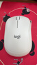罗技（Logitech）M221 轻音鼠标 无线鼠标 办公鼠标 对称鼠标 带无线微型接收器 米白色 实拍图