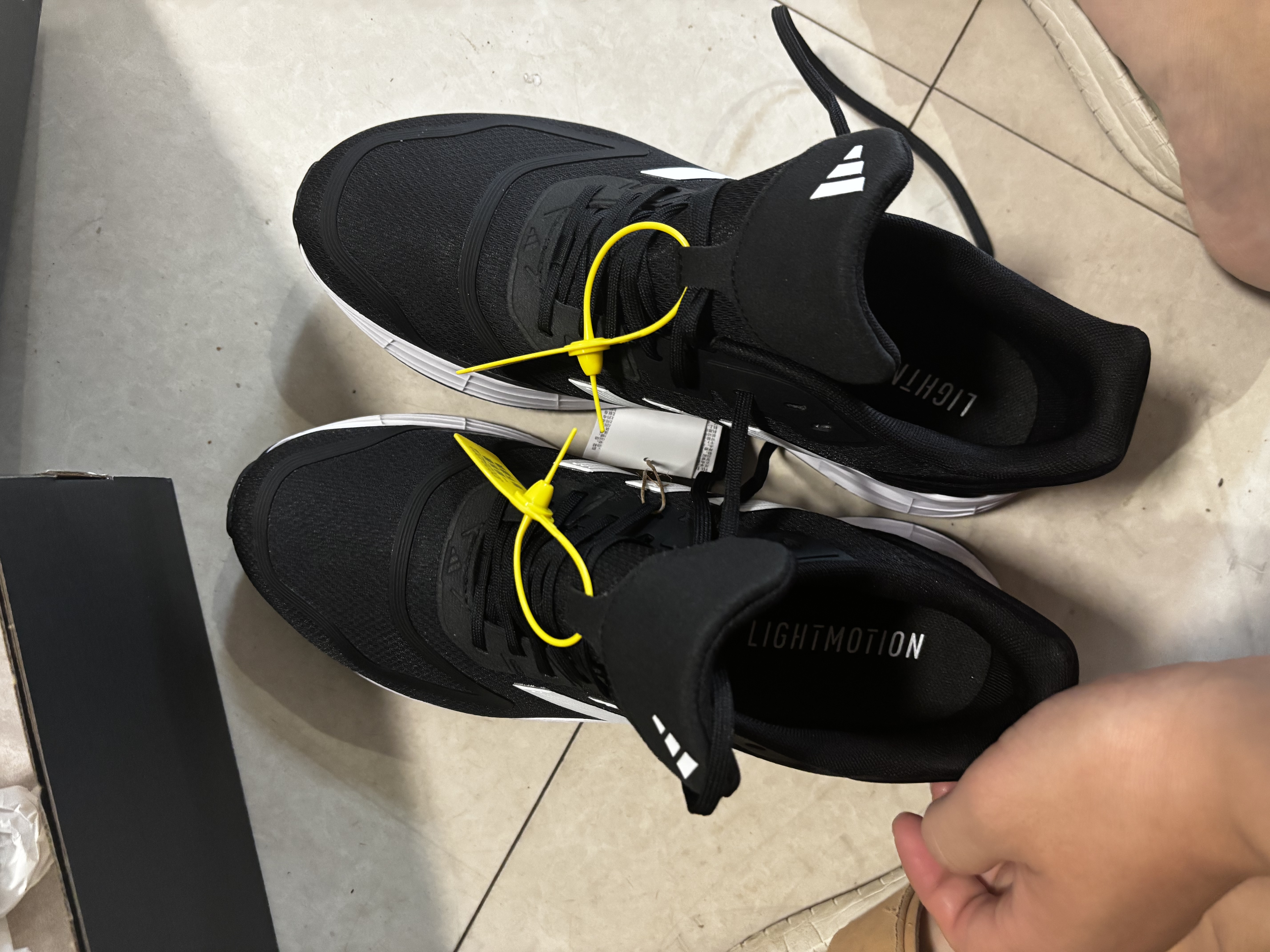 阿迪达斯adidas 男DURAMO 10 运动跑步鞋 GW8336 44码 实拍图