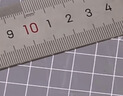得力（deli）不锈钢直尺刻度尺公制刻度直尺绘图钢尺木工尺子测量尺100cm 实拍图