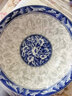 青花瓷8英寸斗碗家用颜值陶瓷餐具面碗汤碗瓷碗微波炉大碗鱼盘 2只青花瓷8英寸斗碗 实拍图