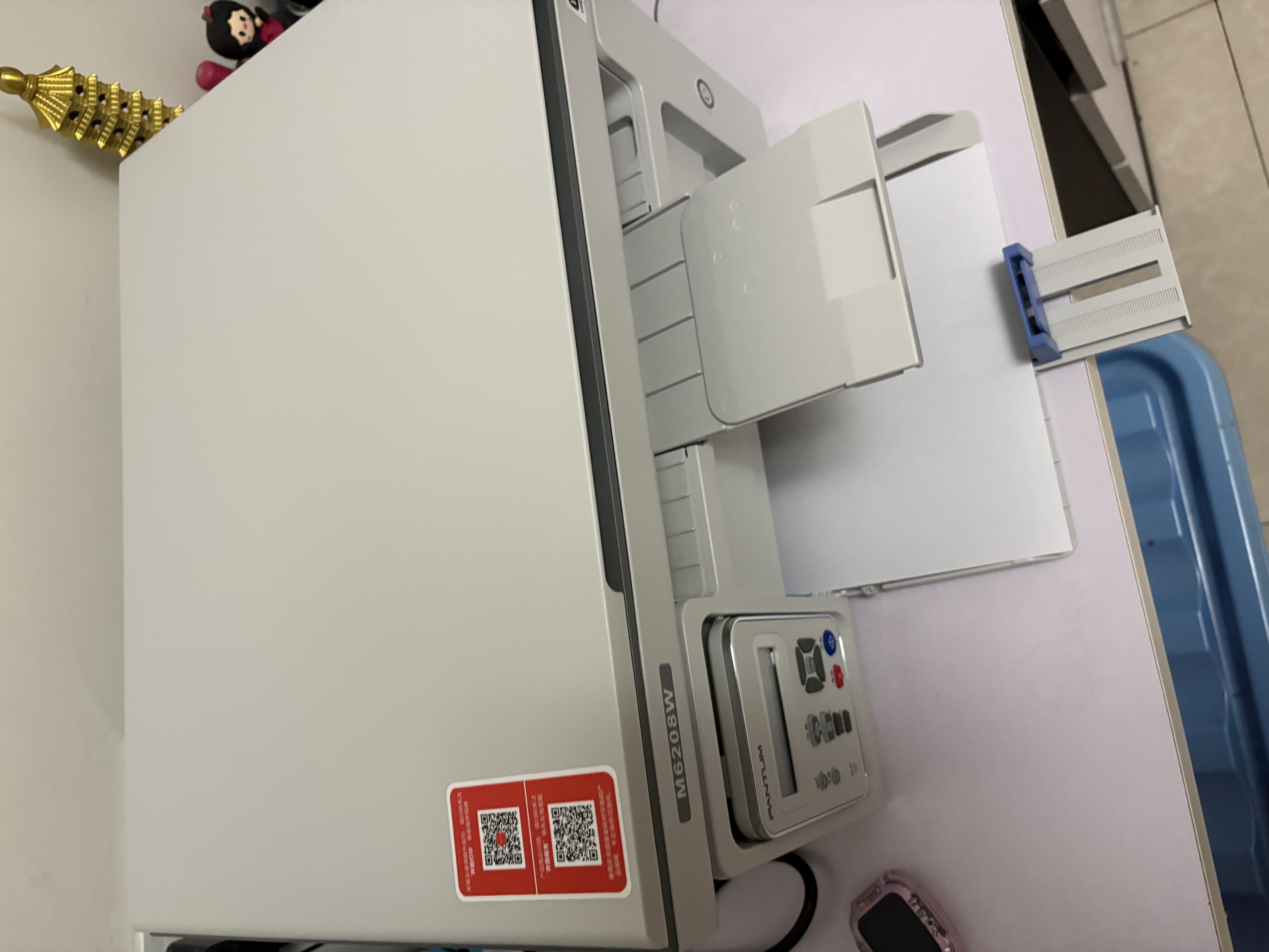 奔图（PANTUM）M6208W激光打印机 复印扫描一体机  家用无线远程打印 学生错题教辅资源共享 打印机办公专用 实拍图