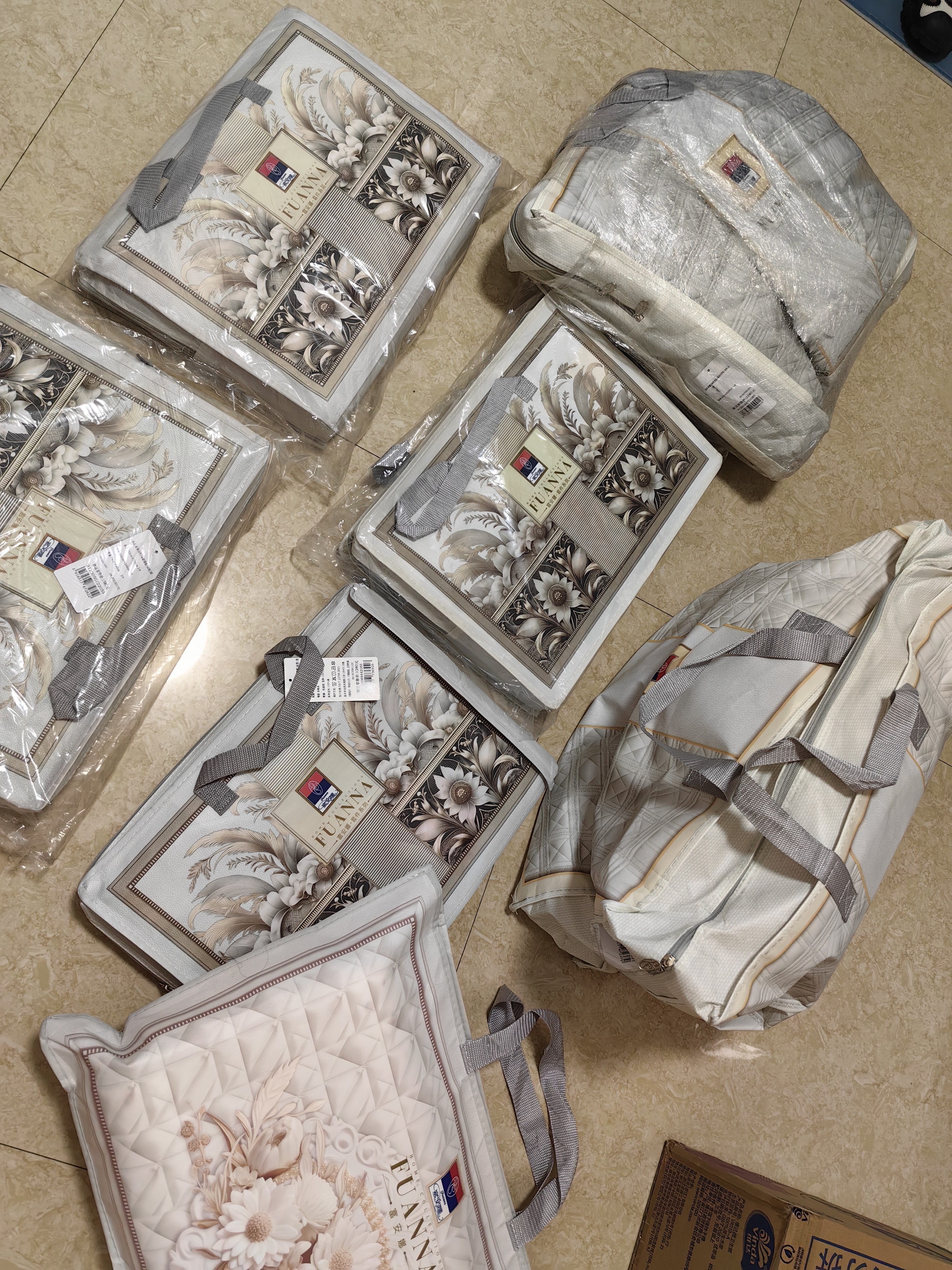 富安娜床上四件套纯棉100%床单被套 单双人全棉套件203×229cm 清新 实拍图