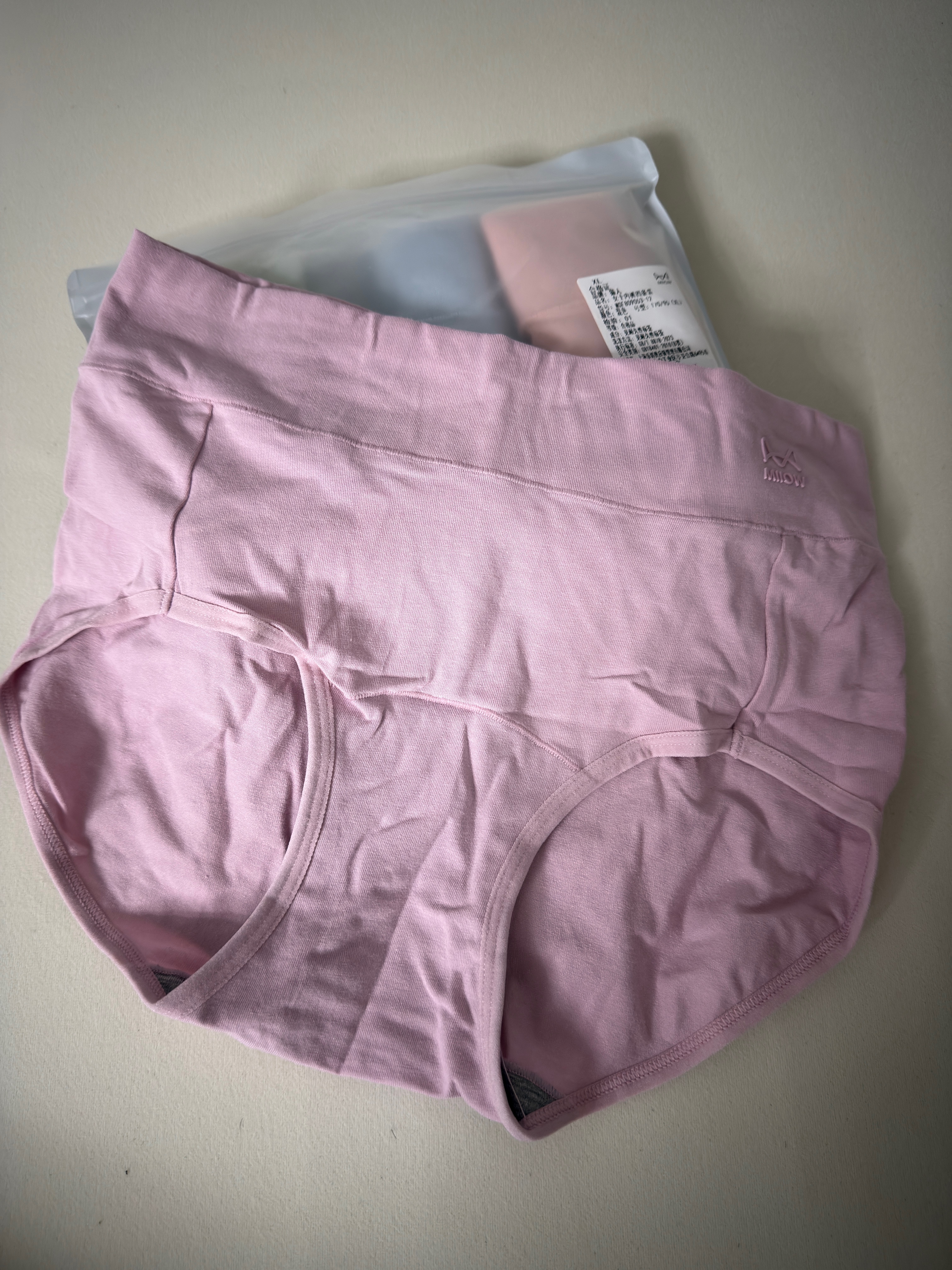猫人女士高腰内裤女纯棉收腹收小肚子石墨烯抑菌裆高弹三角裤4条XL 实拍图
