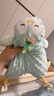 jollybaby宝宝安抚巾玩偶哄睡神器新生婴儿可入口毛绒手偶趴姿安抚巾 企鹅 实拍图