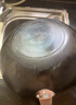 京严章丘款炒锅铁锅无涂层炒菜不粘锅家用精铁锅具燃气电磁炉用已开锅 【燃气灶专用】适合2-3人  赠盖铲  直径 30cm 百年工艺｜传统铁锅｜健康不沾 实拍图