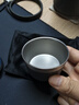 入一山河随行壶旅行茶具一人饮316不锈钢收纳包户外便携茶具套装 冰晶黑 一壶2杯 + 茶隔 实拍图