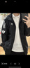 adidas宽松日常舒适运动夹克外套男女春季新款阿迪达斯官方三叶草   黑色（推荐选大一码)   S 实拍图