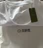 京舒然纯棉10A抑菌新疆棉女士短袖T恤圆领透气可外穿打底衫t恤白色XL 实拍图