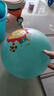费雪（Fisher-Price）儿童玩具球宝宝小皮球拍拍球38cm(蓝色含打气筒)生日礼物礼品 实拍图