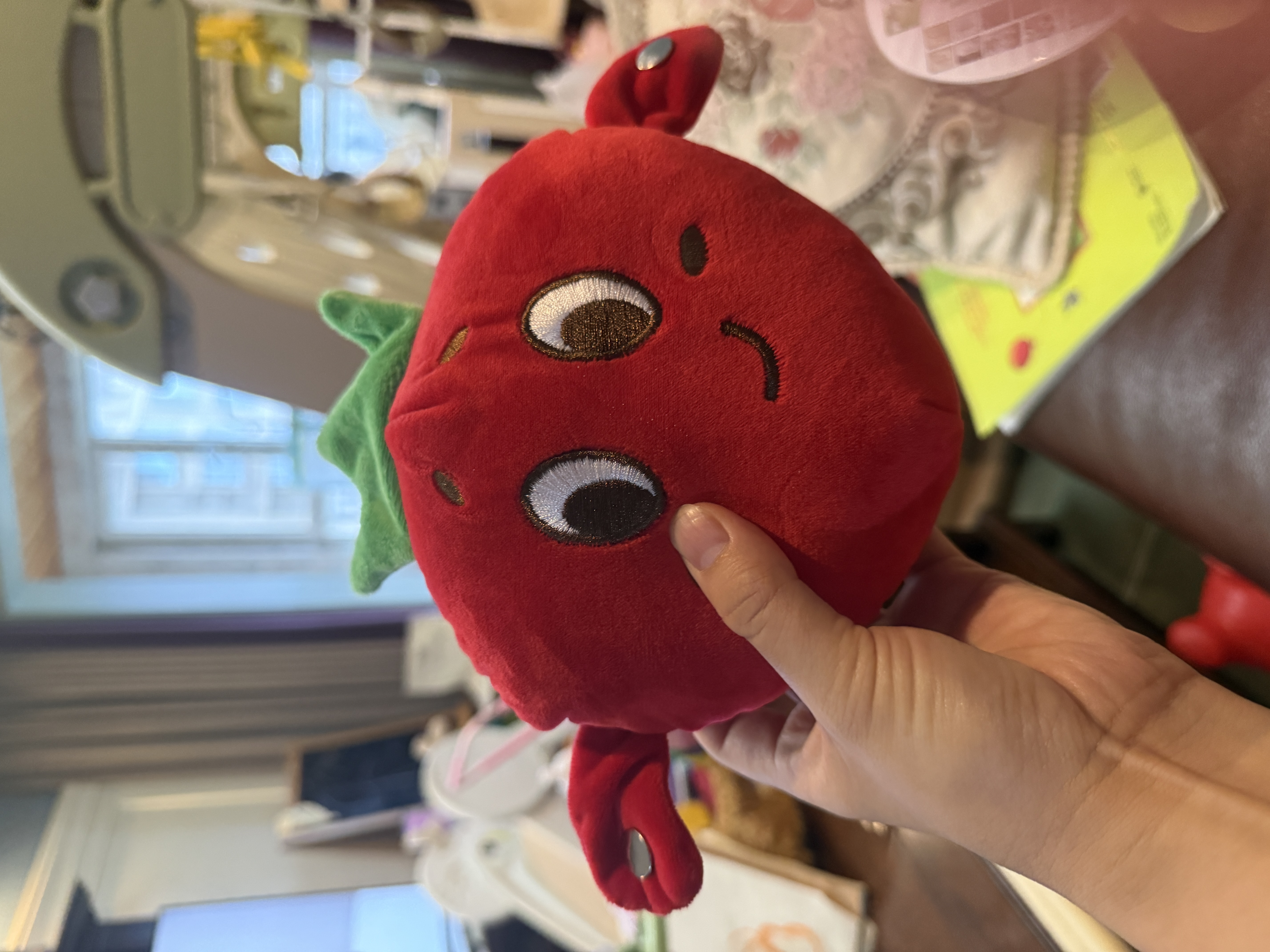 COOKSS水果感应节拍音乐琴器草莓娃娃人体感应发声亲子互动毛绒公仔玩具 实拍图