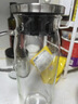 膳魔师（THERMOS）玻璃杯家用把手冷水壶耐热1.3L大容量凉水果汁桶TCG2C-1300-S-WS 实拍图