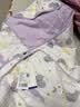 babycare初生婴儿秋冬夹棉抱被调温产房新生儿包被-莫利亚浅灰紫-90*90cm 实拍图