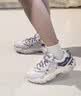 斐乐（FILA）猫爪5丨老爹鞋秋季女鞋男鞋运动鞋复古休闲通勤厚底增高鞋子 奶白/浪漫紫-GO 37.5 实拍图