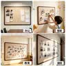 AUCS毛毡板墙贴照片墙60*80cm 羊毛毡照片展示墙扎钉白板自粘免打孔留言板背景墙公告栏陈列墙宣传板 实拍图