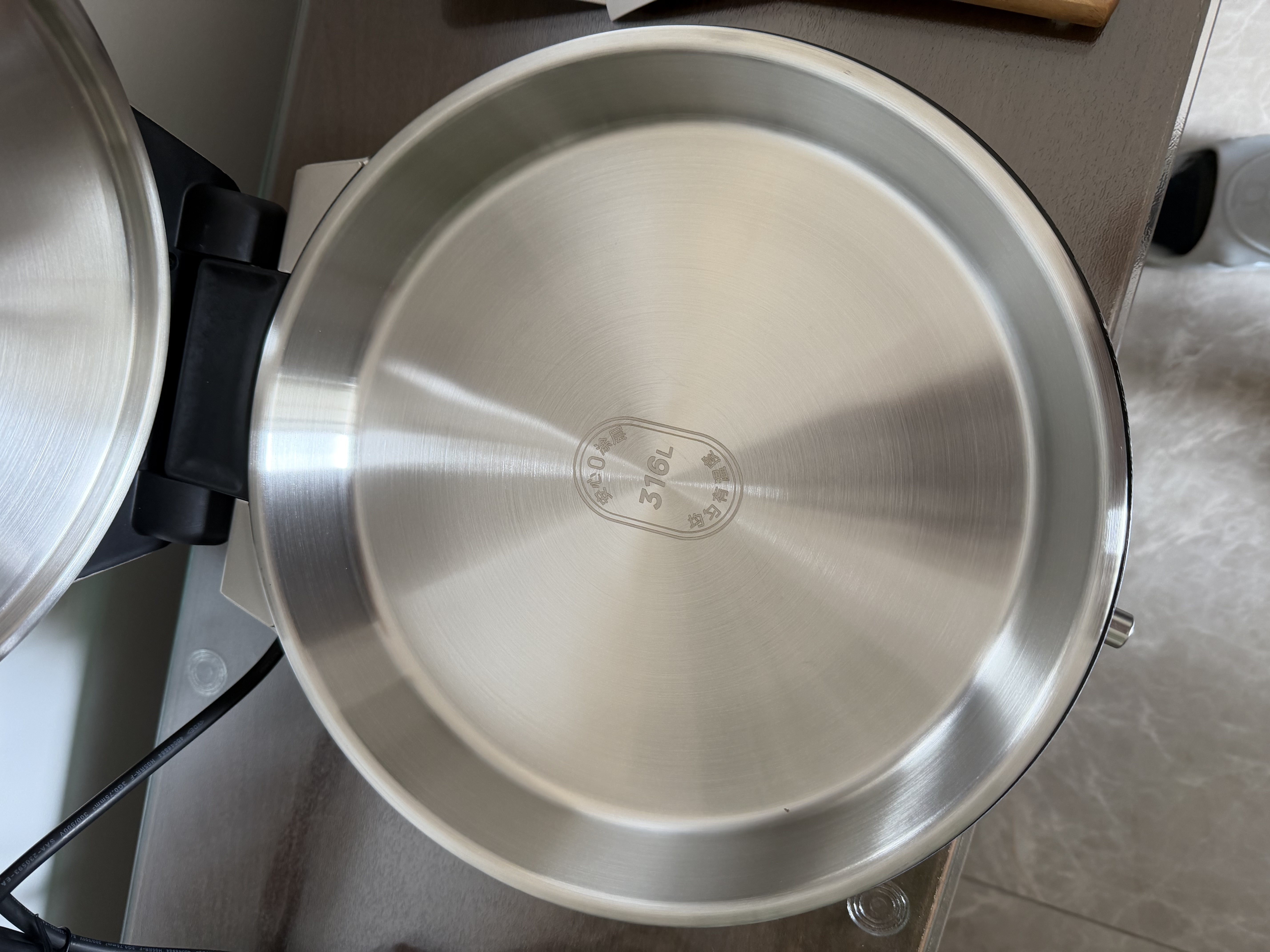 美的（Midea）电饼铛 小钢炮0涂层316L不锈钢电饼档 家庭用40mm超深双面加热 煎饼锅烤肉锅烙饼锅早餐机电煎锅s1 实拍图