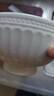 ARST雅誠德陶瓷盘子菜盘家用新款高脚碗纯白浮雕乔迁餐具轻奢抗菌碗碟套装礼 6寸米兰抗菌罗迪高脚碗 实拍图