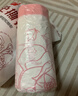 利得抽绳垃圾袋玫瑰印花50*55cm100只双面2.4丝加厚家用免撕塑料袋 实拍图