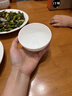 洁雅杰陶瓷碗中式白瓷小碗家用4.5英寸米饭碗喝汤碗面碗套装10只装 实拍图