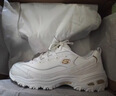 斯凯奇（Skechers）七夕情人节礼物小白熊女鞋夏季厚底百搭老爹鞋熊猫鞋休闲运动鞋 实拍图