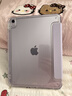 闪魔适用ipad air8/7/6保护套M4/M3通用11英寸ipad air8/7保护壳26/25/24款苹果透明亚克力紫色 实拍图