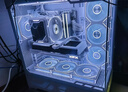 瓦尔基里（VALKYRIE）VK03 BLACK 黑色 ATX 游戏电脑台式机箱 支持360水冷 6.2吋触摸屏 270°海景房 实拍图