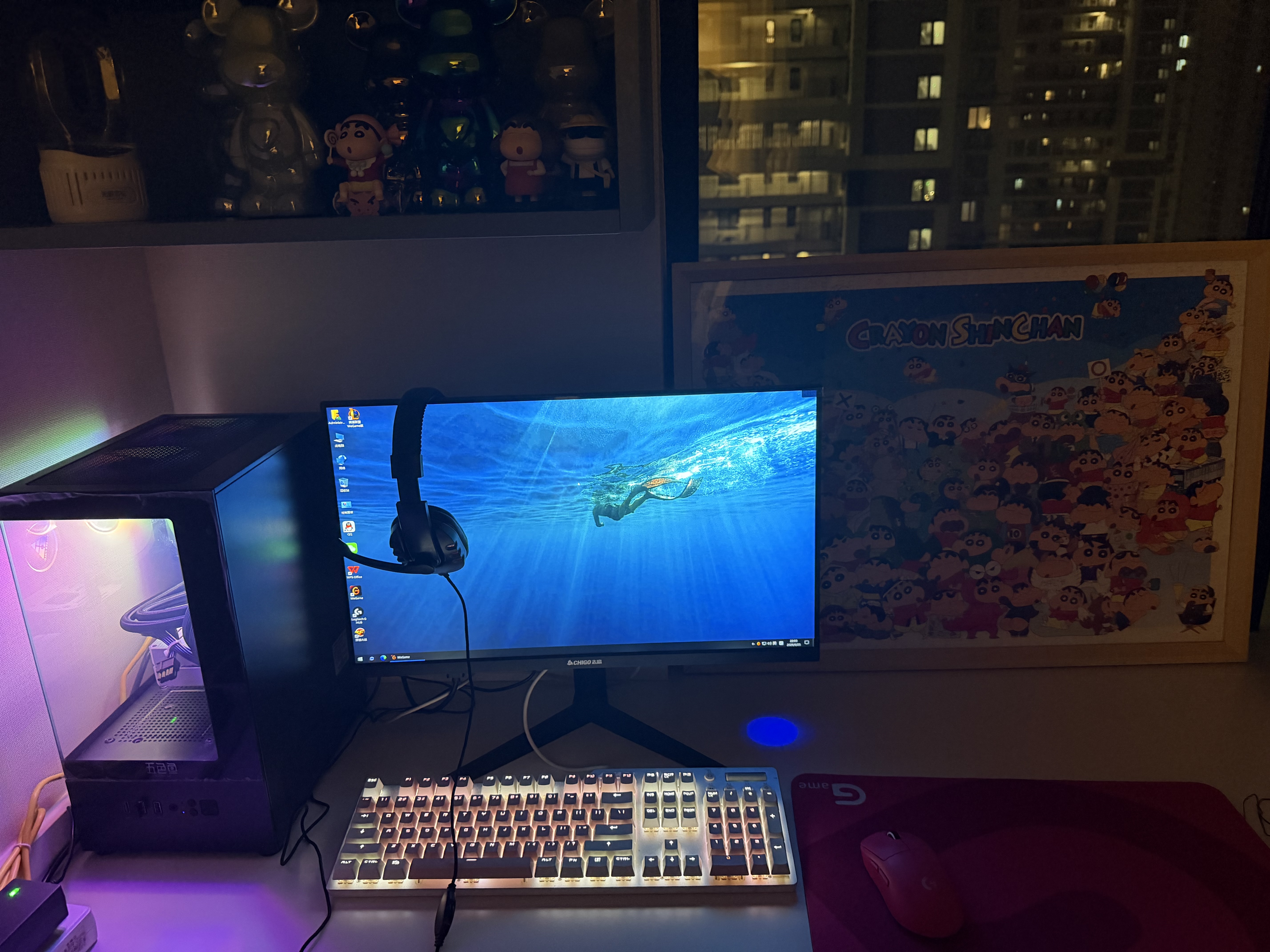 志高（CHIGO）战隼电竞显示器FastIPS快速液晶HDR400高刷1ms低蓝光三角洲PS5家用游戏办公电脑外接显示器屏幕 【热销】24英寸/2K/180Hz/HDR400 实拍图