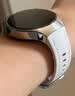 华为HUAWEI WATCH 5 42mm基础款不锈钢表壳金星白素皮复合表带X-TAP智感窗eSIM通话手表 实拍图