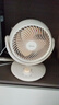 美的（Midea）【小型风扇】轻音台式桌面空气循环扇家用柔风电风扇宿舍办公迷你台扇落地扇空调伴侣 GAF18AD 实拍图