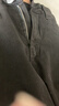 举风怪兽实验室柳叶弯刀牛仔裤男款胖子大码腿粗屁股大直筒微喇叭裤子 黑色 【高品质】 XL 建议130-145斤收藏加购优先发 实拍图