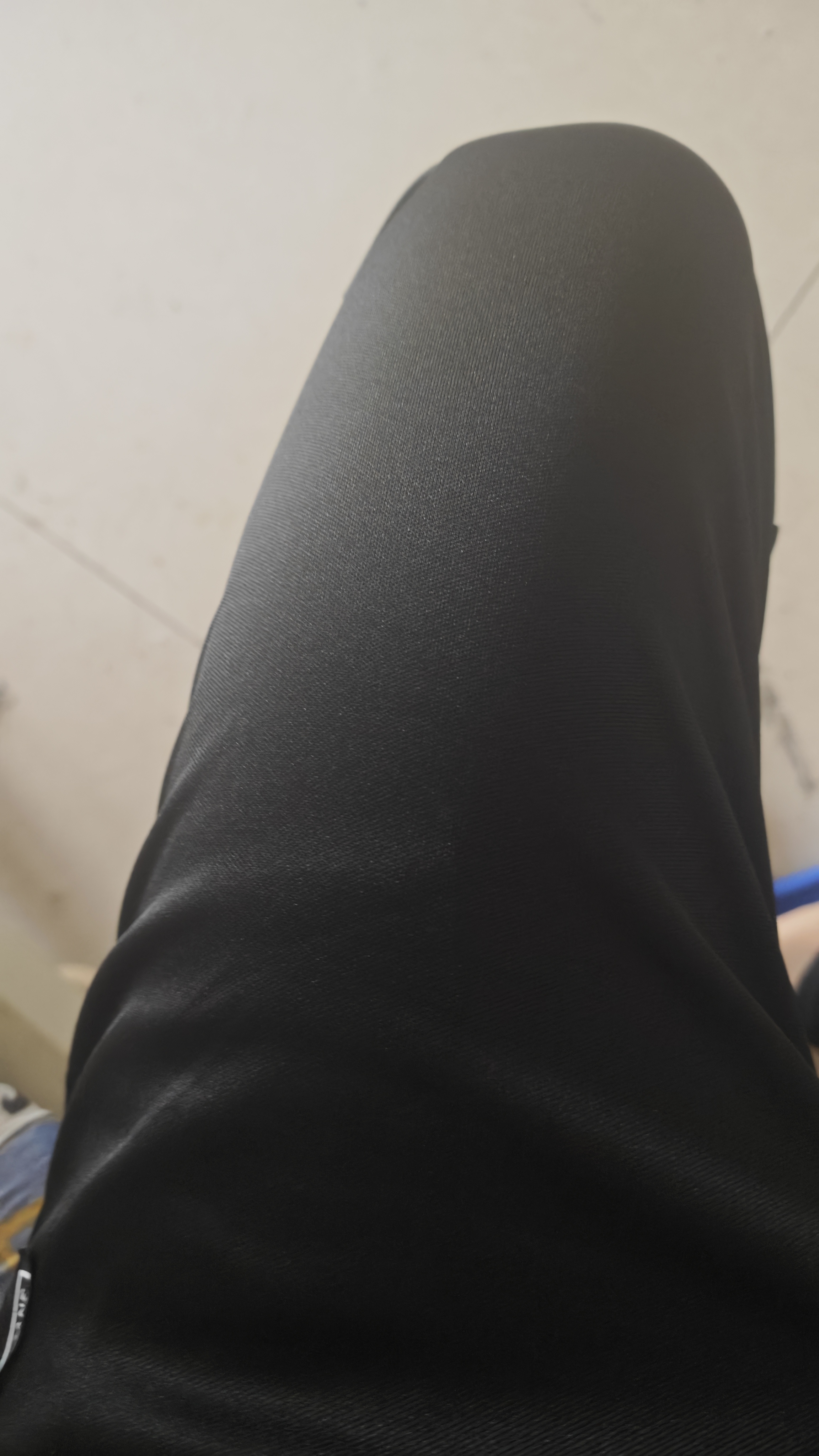 佐尚鸟休闲裤子男夏季冰丝薄款工作上班耐脏运动阔腿长裤直筒宽松男裤 黑色+黑色 L -建议100-110斤左右 实拍图