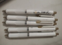 得力（deli）六边形战神按动中性笔 0.5mm双球珠ST头消音学生考试中性笔刷题笔 考试专用黑色 3支+5芯 SA300-A 实拍图