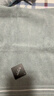 金号毛巾 纯棉洗脸巾吸水纯色加厚运动面巾 灰色76*34.5cm 130g 实拍图