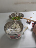 不锈钢泡面碗学生宿舍沥水带盖方便面碗防烫汤碗大容量饭盒 1100ML【干饭不积极】 实拍图
