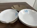 乐美雅白玉玻璃青花巴洛克餐具6件套耐热玻璃微波炉可用餐具礼盒 实拍图