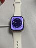 Apple/苹果 Watch S11 智能手表GPS+蜂窝款42毫米玫瑰金色铝金属表壳淡桃粉色运动型表带S/M MF984CH/B 实拍图