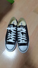 匡威（Converse）All Star夏季经典帆布男女低帮休闲运动鞋黑色101001 101001/黑色 43 实拍图