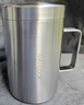 美厨（MAXCOOK）316不锈钢水杯马克杯 双层泡茶杯子办公室家用500ml带盖MCB8951 实拍图