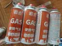 岩合卡式炉气罐通用 tj便携户外野营烧烤安全防爆气瓶 丁烷瓦斯煤气罐 220g*4瓶 实拍图