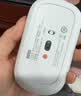 联想（Lenovo）无线蓝牙鼠标充电鼠标轻音鼠标 Air Handle充电版轻音双模鼠标 便携办公鼠标 白 实拍图