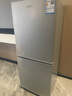 新飞冰箱小型租房用 一级能效冷 藏冷冻两用1-2人家用小冰箱 出租房双门电冰箱办公室两门 26年旗舰 98A一级能效【旗舰升级】银 实拍图