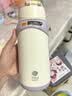 babycare儿童保温杯水壶吸管杯大宝宝学饮杯316不锈钢双饮上学600ml 实拍图