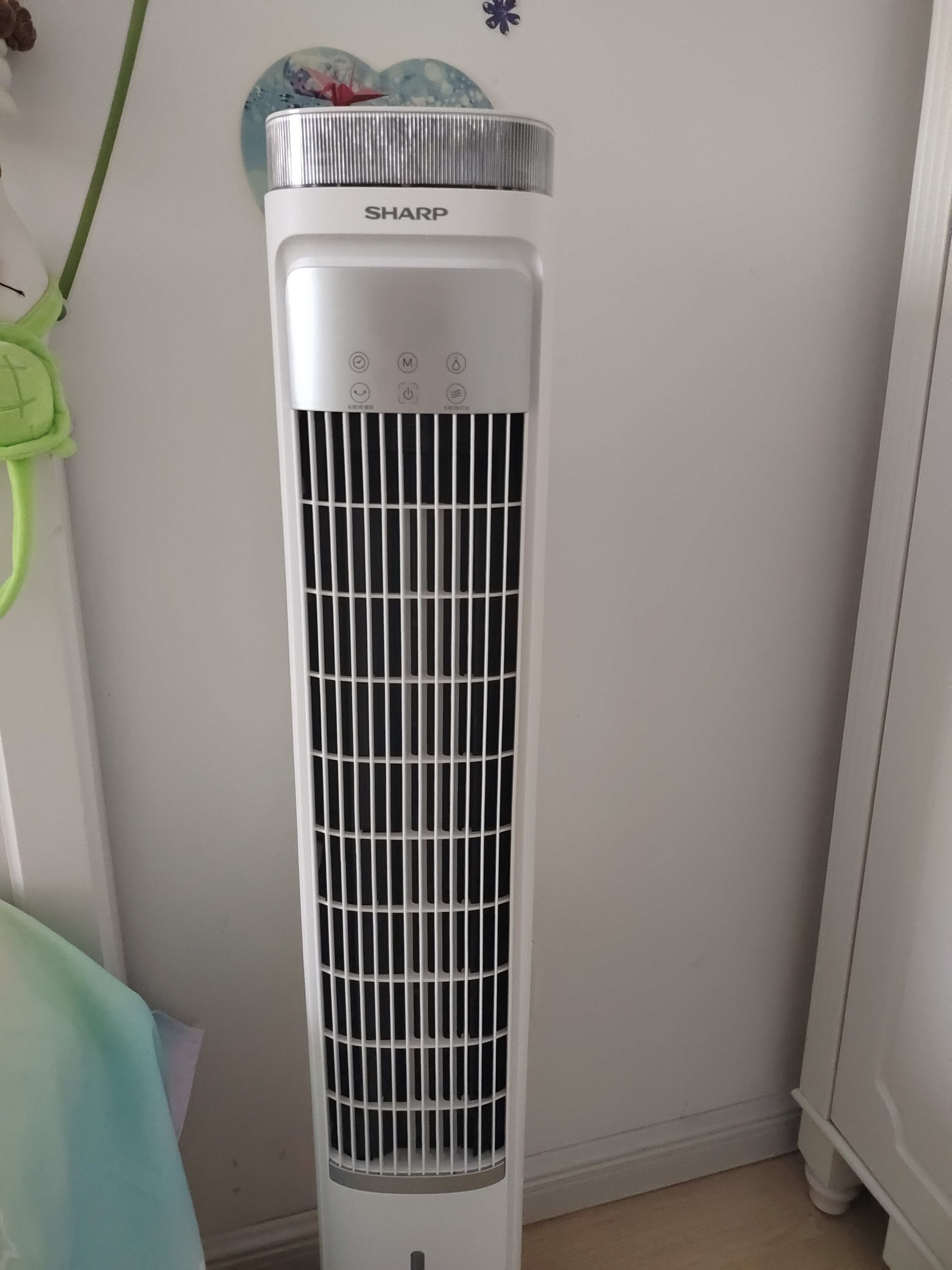 夏普空调扇制冷风扇家用电风扇水冷塔扇无叶扇除菌加湿大冰晶卧室客厅小空调扇办公摇头节能冷风机 【2026净化加强款】除菌除醛+香薰驱蚊+强劲制冷 实拍图