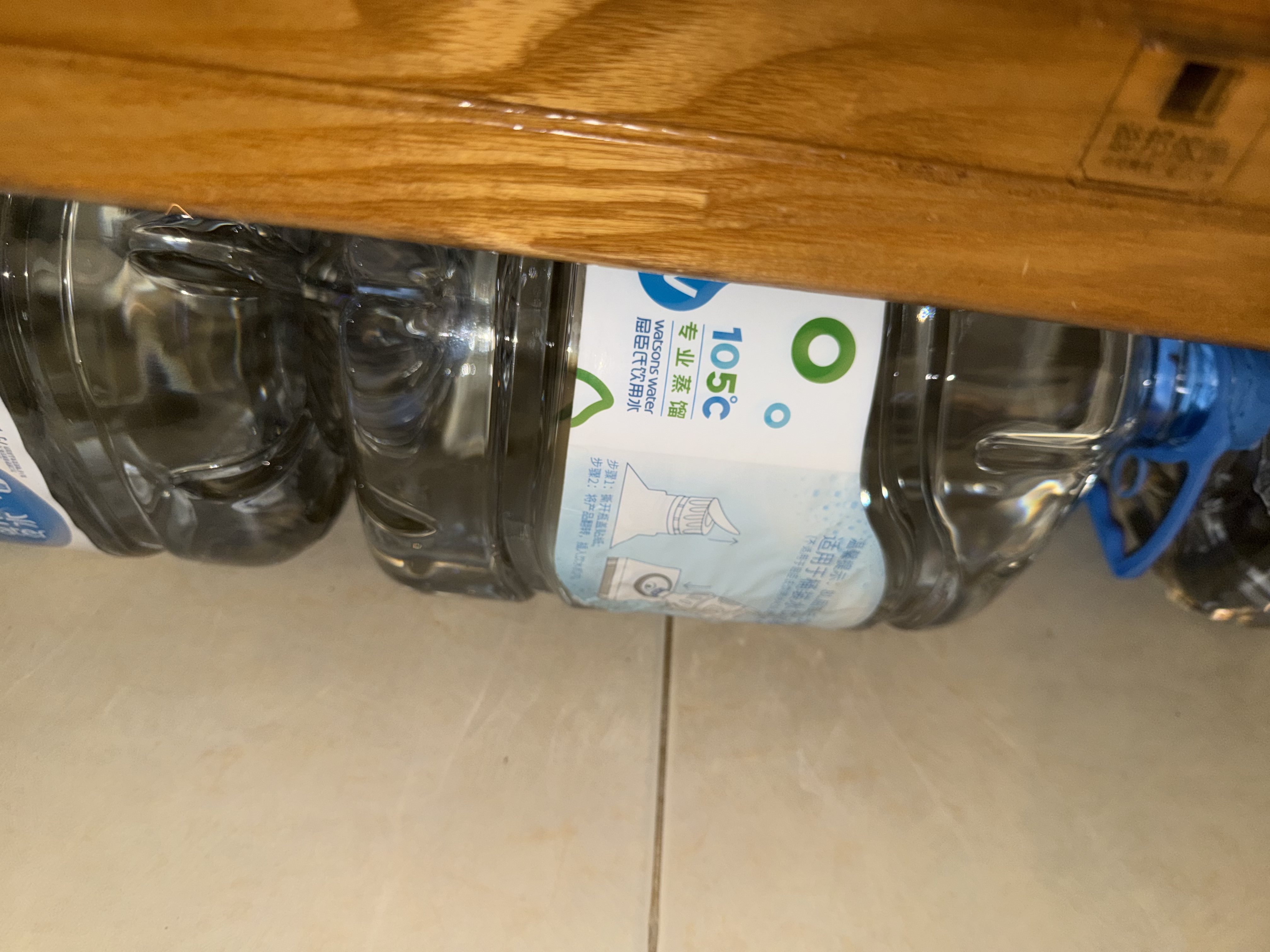 屈臣氏蒸馏水添加矿物质8L*2桶整箱大桶装水非矿泉水饮用水家庭装泡茶 实拍图