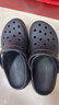 CROCS卡骆驰厚底云朵洞洞鞋|206750 黑色-001 36/37(230mm) 实拍图