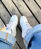耐克NIKE女子空军一号AF1 百搭大童运动鞋DH2920-111白38 实拍图