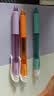 派通（Pentel ）BLN105按动黑色中性笔高颜值0.5mm签字笔商务学生速干水笔水性笔文具 彩杆黑芯5支装 实拍图